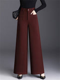 Women's Trendy High Waisted Wide Leg Dress Pants with Pockets