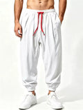 Mens Casual Relaxed Fit Drawstring Joggers with Pockets