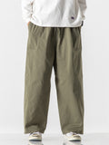 Casual Loose Solid Wide Leg Pants for Men