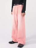Men Wide Leg Jeans Baggy Fit Y2K Vintage Wash Denim Pants