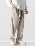 Stylish Causal Straight Leg Corduroy Pants for Men