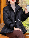 Winter Chinese Style Women's Stand Collar Short Down Coats
