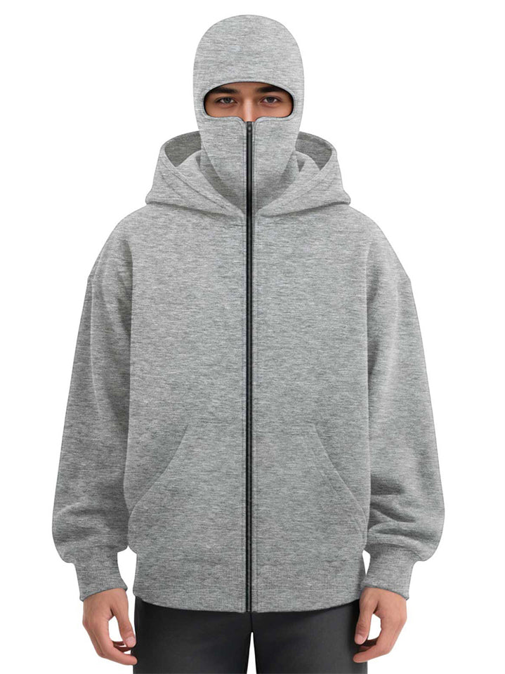 ‌Men's Super Cool Fleece Balaclava Hoodie with Mask
