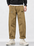 Men's Amekaji Vintage Style Utility Straight Cargo Pants