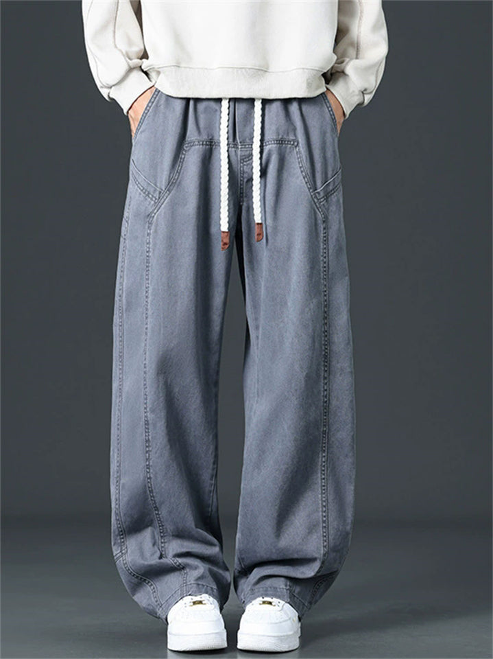 Mens Streetwear Loose Baggy Wide Leg Skate Pants