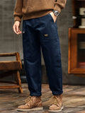 Men's Amekaji Vintage Style Utility Straight Cargo Pants