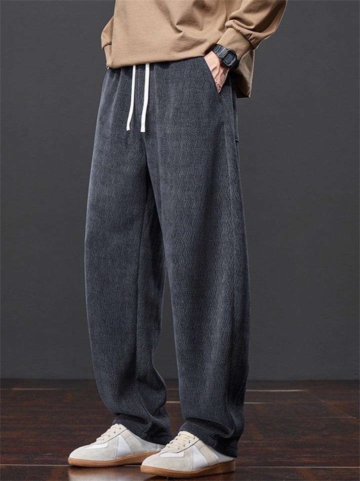 Men's Japanese Style Loose Fit Comfy Casual Scimitar Pants