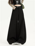 Women's High Waisted Wide Leg Casual Loose Fit Scimitar Sweatpants