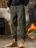 Men's Casual Daily Wear Cotton Loose Fit Cargo Jogger Pants
