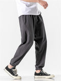 Men's Trendy Simple Pure Color Drawstring Pants