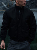 ‌Stylish Stand Collar Buttoned Thermal Winter Jacket for Men‌