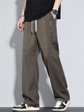 Men's Comfy Breathable Mid Waist Loose Fit Casual Cargo Pants