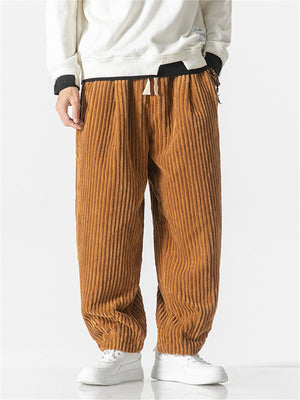 Men's Oversized Warm Corduroy Pants