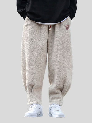 Men's Faux Lamb Wool Super Warm Winter Pants