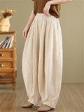 Women's High Waisted Wide Leg Bloomers Pants