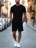 Men's Cool Short Sleeved Summer Tracksuit Set