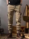 Mens Tactical Cargo Joggers Multi Pocket Work Pants