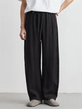 Japanese Style Men's Casual Drape Straight Pants