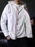Men's Stylish Zip Up Long Sleeve Autumn Hooded Jackets