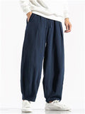 Cozy Cotton Linen Oversized Summer Harem Pants for Men