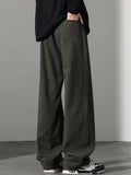 Men's Comfy Elastic Waist Loose Fit Straight Leg Casual Pants