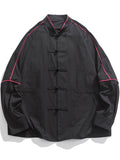 Plain Knot Button Tang Suit Jacket with Patch Pocket