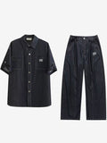 Fashion 2Pcs Short Sleeved Causal Sets