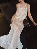 Women's Summer Elegant Patchwork Round Neck Sleeveless Dress