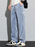 Men's Ultra Thin Relaxed Fit Straight Leg Comfortable Summer Jeans
