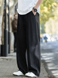 Men's Comfy Breathable Summer Linen Blend Loose Fit Straight Pants