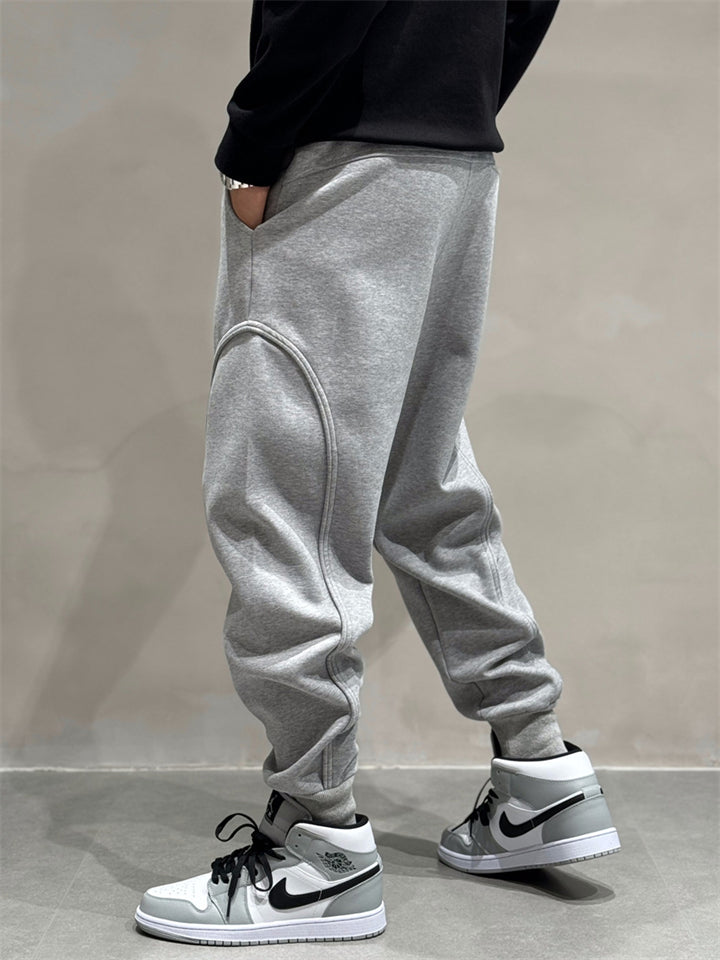 Men's Japanese Street Style Cuffed Jogger Sweat Pants