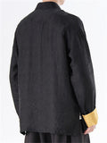 Men's Mandarin Collar Chinese Tang Suit Jacquard Kung Fu Shirts