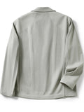 Men's Autumn Water Repellent Single Breasted Solid Color Patchwork Jackets