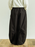Men Quick Dry Wide Leg Pants Drawstring Elastic Waist Baggy Trousers