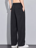 Mens Drawstring Loose Wide Leg Lyocell Summer Pants