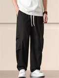Men's Summer Casual Solid Color Straight Pants