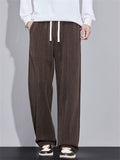 Men's Warm Comfy Plush Lined Loose Fit Casual Pants