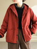 Casual Women's Loose-fitting Solid Color Short Coats