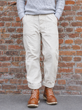 Men's Straight Leg Vintage Cotton Military Fatigue Pants