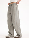 Men's Drawstring Lightweight Quick-Dry Loose Fit Utility Pants