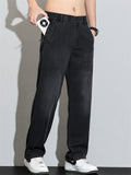 Mens Minimalist Style Lightweight Stretch Comfort Jeans
