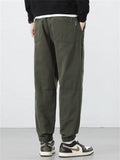 Men's Casual Daily Wear Cotton Loose Fit Cargo Jogger Pants