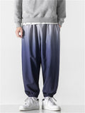 Summer Men's Gradient Elastic Ankle Style Pants