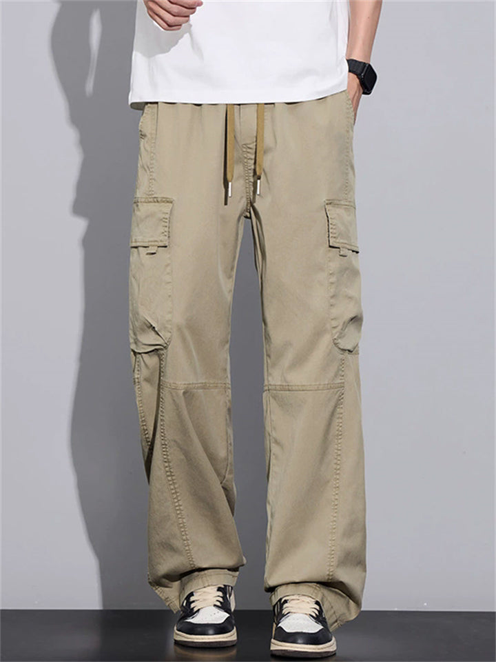 Men's Stylish Cozy Loose Fit Multi Pocket Baggy Cargo Pants