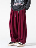 Men's Oversized Solid Color Streetwear Casual Pants