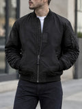 Men Casual Zip Up MA 1 Military Bomber Flight Jacket