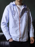 Men's Stylish Zip Up Long Sleeve Autumn Hooded Jackets