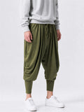 Men's Super Cool Harem Drop Crotch Ninja Pants