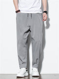 Chinese Style Men's Trendy Casual Drawstring Trousers