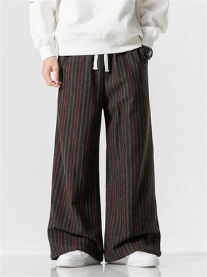 Men's Chic & Trendy Pinstripe Woolen Pants